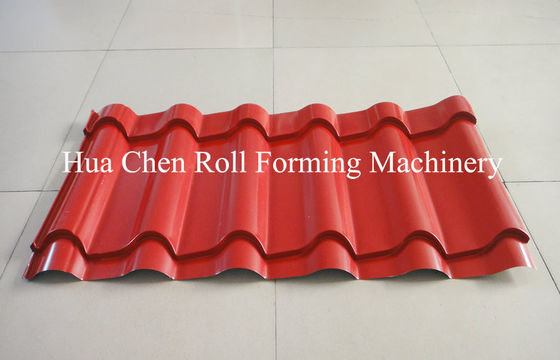 โรมันชนิดยอดนิยม Glazed กระเบื้องม้วนขึ้นรูปเครื่อง / Cold Roll Forming Machine