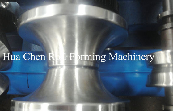 เหล็กแผ่นรีดกลม Downspout เครื่องขึ้นรูปด้วย 15 แถว