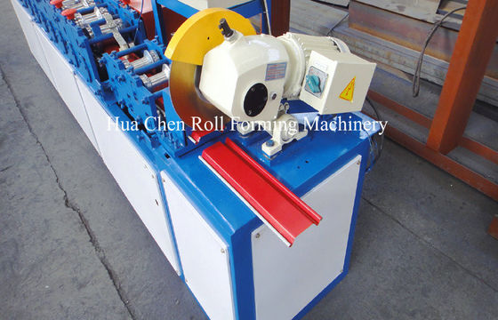 Cr12 Color Steel Frame Roll Forming Machine For Garage / Security Door