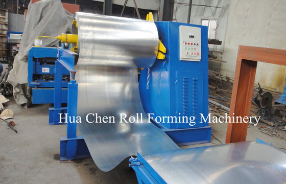 เครื่องขึ้นรูปม้วน Trimdeck โปรไฟล์หลังคาอลูมิเนียมด้วยการควบคุม PLC