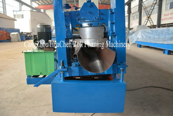 7.5kw Main Motor Gutter Roll Forming Machine Controlled by PLC with Hydraulic System
