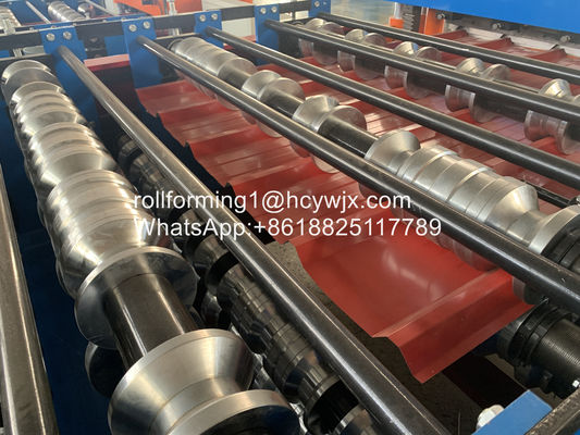 เครื่องขึ้นรูปม้วนหลังคาสองชั้นของ IBR