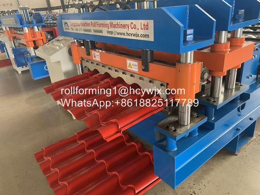 2m / นาทีการควบคุม PLC โบราณกระเบื้องเคลือบม้วนขึ้นรูปเครื่อง