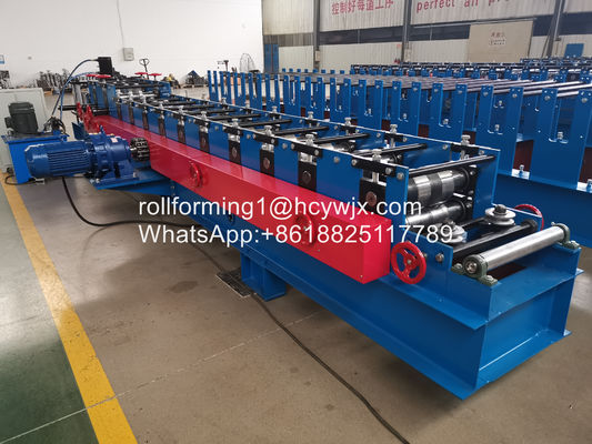 C Purlin Roll Forming Machine พร้อมระบบควบคุมความถี่ PLC ประเทศฟิลิปปินส์