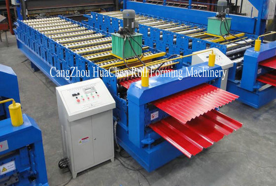 CNC Full Automatic Double Layer Roll Forming Machine 380V 50Hz 3 Phase