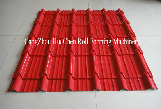 Hydraulic Automatic Glazed Tile Roll Forming Machine Special Model For Villa