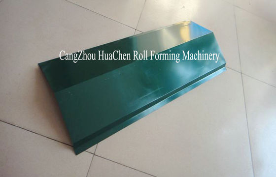 380V Industrial Ridge Cap Roll Form Equipment PLC Control Cutting Method