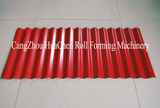 Hydraulic Cutting Double Layer Steel Sheet Roof Forming Machine With 2 Profiles in One