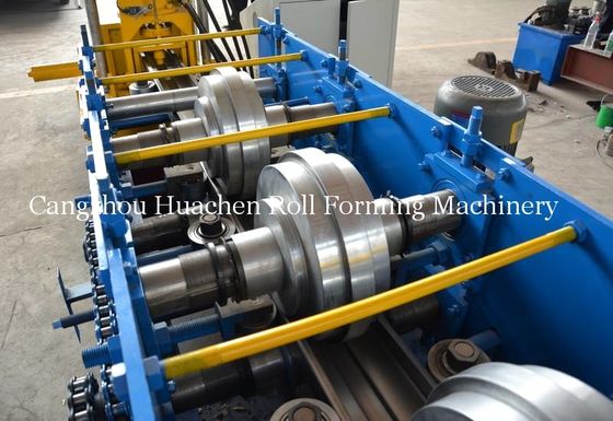 High Precise Roll Forming Machinery Shutter Door Frame 17 Rows 45# rollers