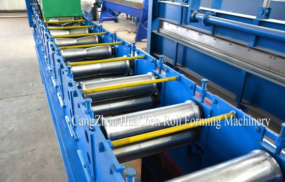 Galvanized Steel Ridge Cap Roll Forming Machine With 12 Rows rollers 45# steel