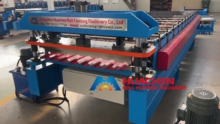 เครื่องขึ้นรูปม้วนแผ่นหลังคาและแผงผนัง IBR